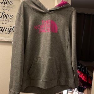 Grey and pink hoodie